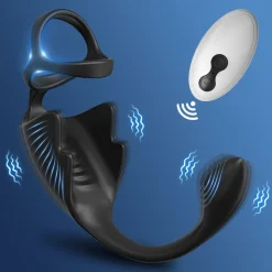 marielove Analplug|Prostatavibrator|Cockring mit Prostata und Hoden Vibrator mit Fernbedienung