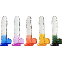 marielove Realistischer Dildo|Saugnapfdildo|Dildo Rainbow