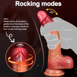 marielove Anal Dildo|Saugnapfdildo|Dildo Vibrator mit Heiz-, Stoß-, Rotationsfunktion & App