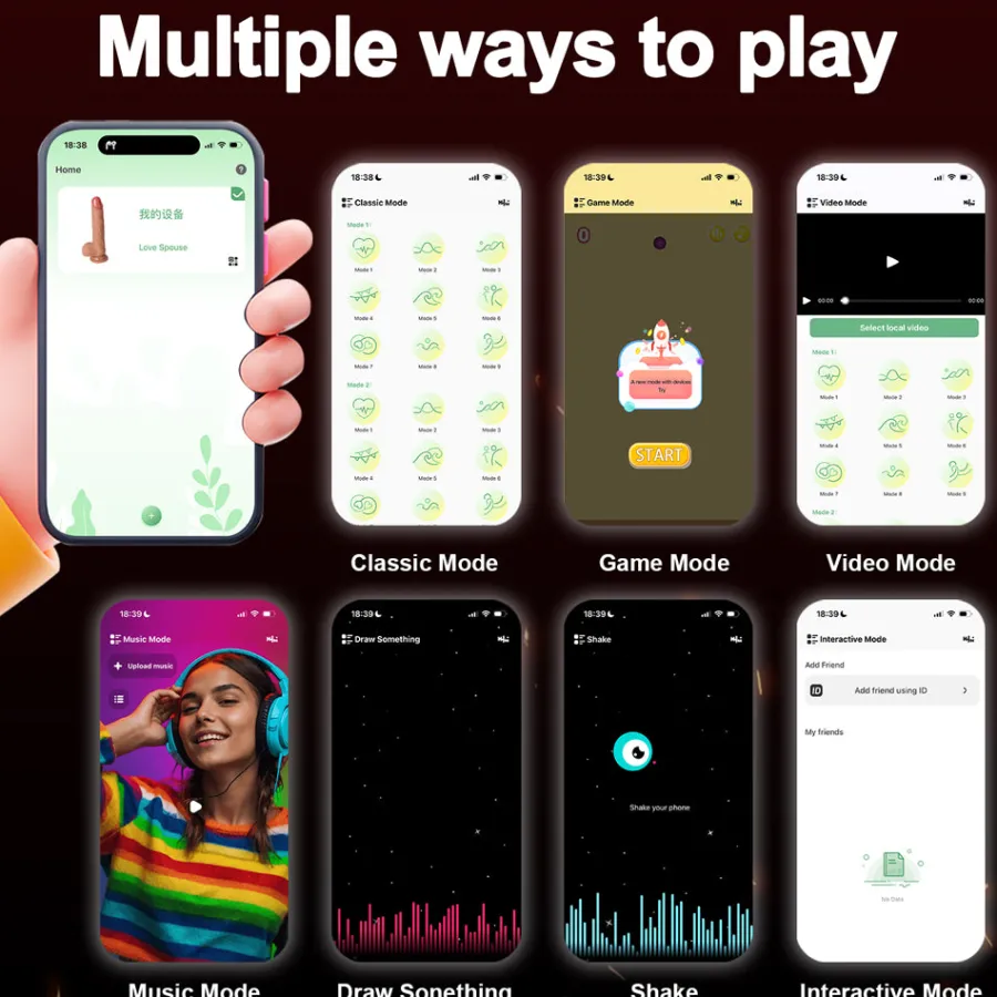 marielove Anal Dildo|Saugnapfdildo|Dildo Vibrator mit Heiz-, Stoß-, Rotationsfunktion & App