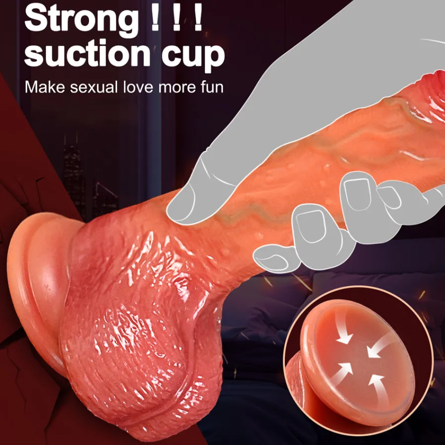 marielove Anal Dildo|Saugnapfdildo|Dildo Vibrator mit Heiz-, Stoß-, Rotationsfunktion & App
