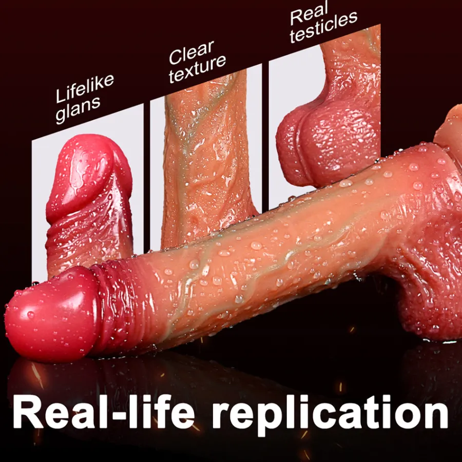 marielove Anal Dildo|Saugnapfdildo|Dildo Vibrator mit Heiz-, Stoß-, Rotationsfunktion & App