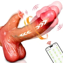 marielove Anal Dildo|Saugnapfdildo|Dildo Vibrator mit Heiz-, Stoß-, Rotationsfunktion & App