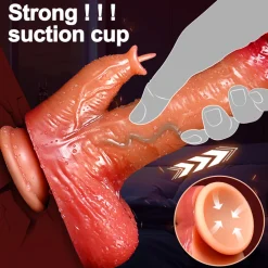 marielove Anal Dildo|Saugnapfdildo|Dildo Vibrator mit Heiz-, Stoß-, Rotationsfunktion & App
