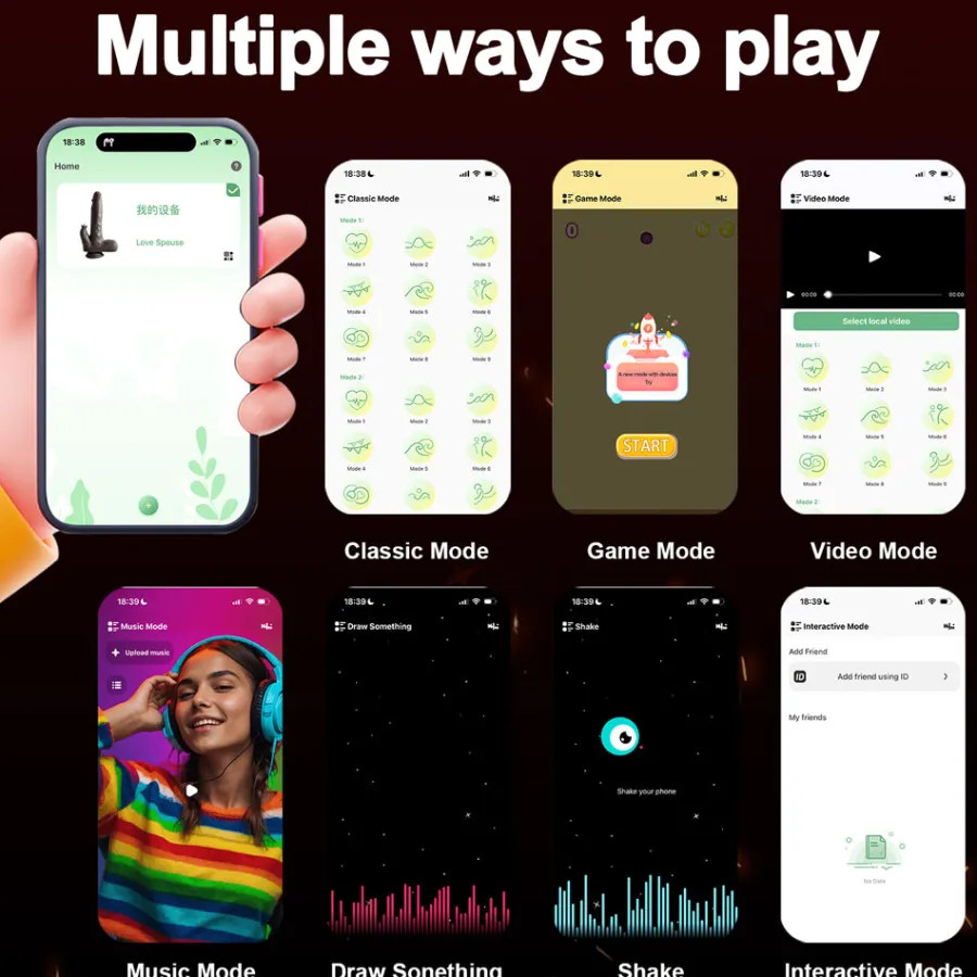 marielove Anal Dildo|Saugnapfdildo|Dildo Vibrator mit Heiz-, Stoß-, Rotationsfunktion & App