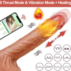marielove Realistischer Dildo|Xxl Vibrator|Dildo Vibrator mit App