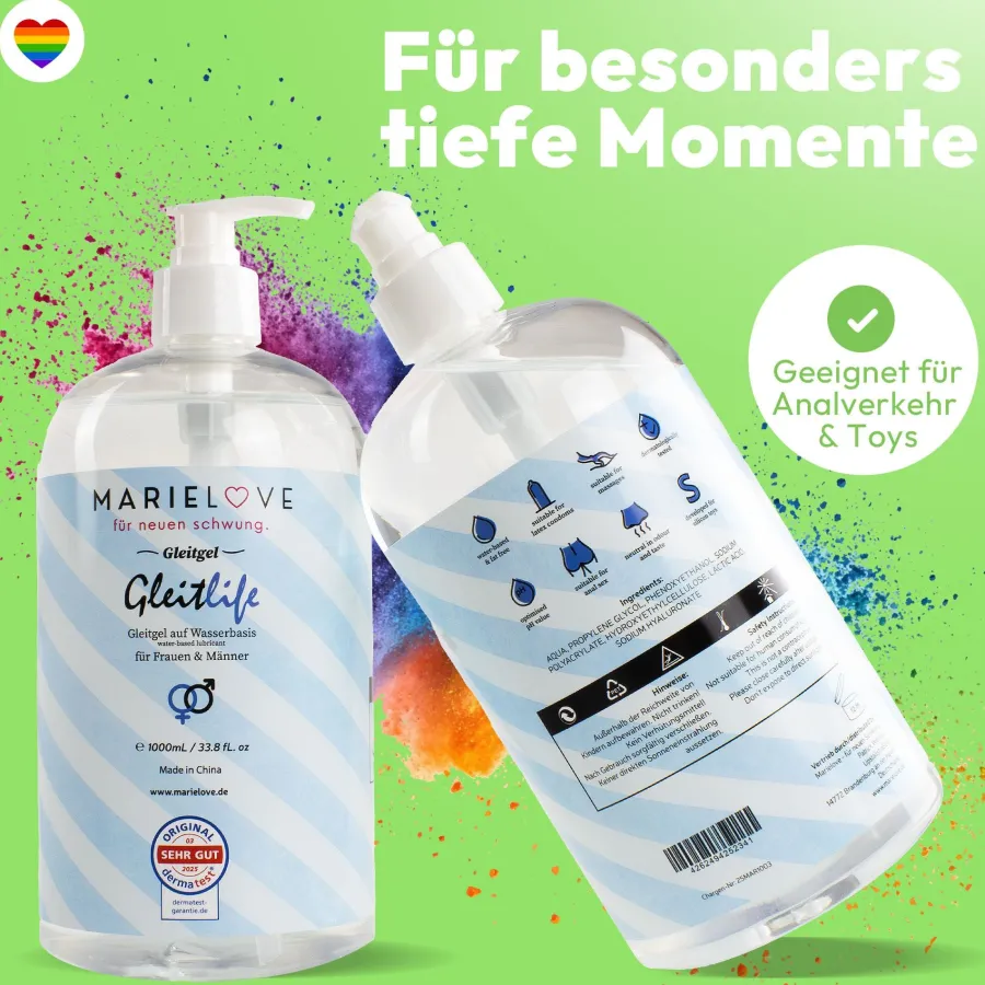marielove Zubehör Für Dolls|Gleitgel|Gleitgel auf Wasserbasis 1000ml geschmackslos