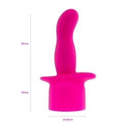 marielove Massagestab Aufsätze|Doppelvibrator|Magic Wand Aufsatz Dolch 40mm