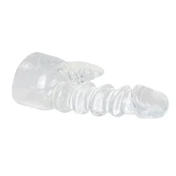 marielove Massagestab Aufsätze|Doppelvibrator|Magic Wand Aufsatz Klar 40mm