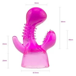 marielove Massagestab Aufsätze|Doppelvibrator|Magic Wand Aufsatz Freude 35mm