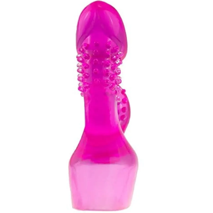marielove Massagestab Aufsätze|Doppelvibrator|Magic Wand Aufsatz Dino 35mm