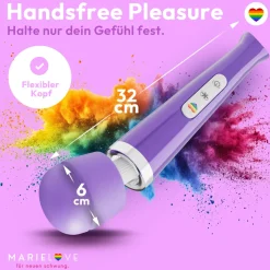 marielove Massagestäbe|Magic Wand Vibrator|Magic Wand Vibrator Magic Wand Akku Lila