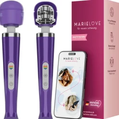 marielove Massagestäbe|Magic Wand Vibrator|Magic Wand Vibrator Magic Wand Akku Lila
