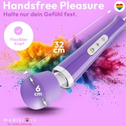 marielove Massagestäbe|Magic Wand Vibrator|Magic Wand Vibrator Magic Wand Netz Lila