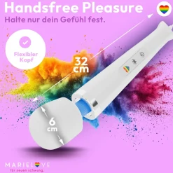 marielove Massagestäbe|Magic Wand Vibrator|Magic Wand Vibrator Magic Wand Netz Weiß