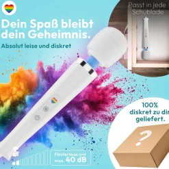 marielove Massagestäbe|Magic Wand Vibrator|Magic Wand Vibrator Magic Wand Netz Weiß