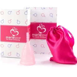 marielove Menstruationstassen|Menstruationstasse MARIECUP S - ROSA