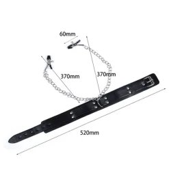 marielove Bdsm Halsband|Nippel Klemmen|Nippelklemmen Nippelklemme mit Halsband