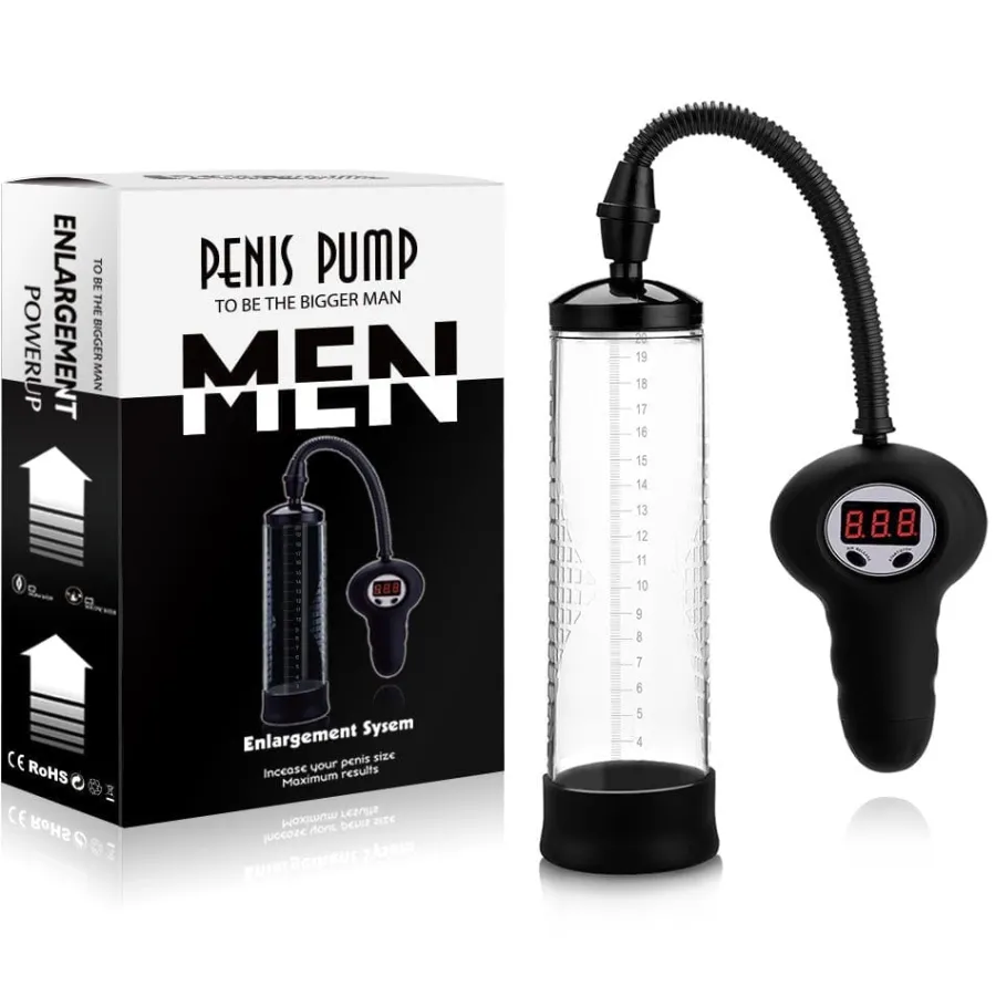 marielove Penispumpe|Penis Pumpe elektrisch mit LCD Manometer