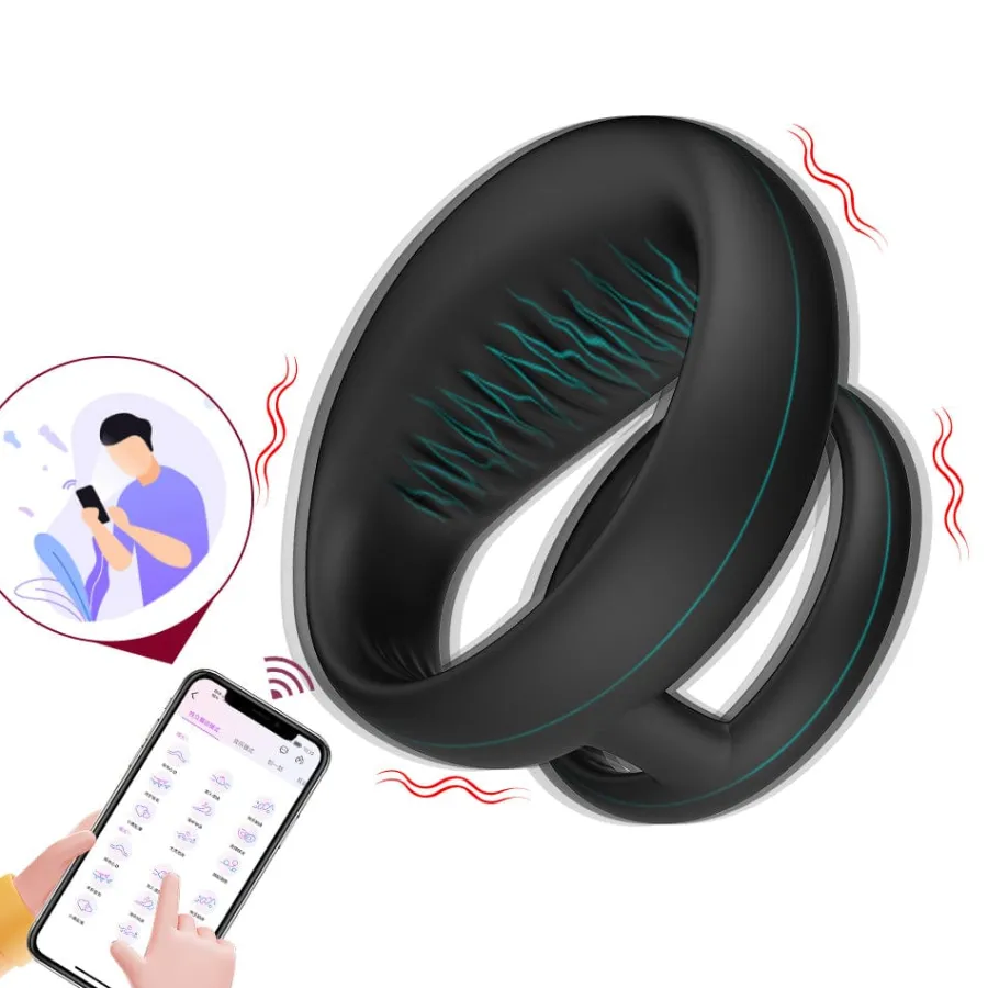 marielove Penisring|Sexspielzeug Mit App Steuerung|Penisring 3 mit App
