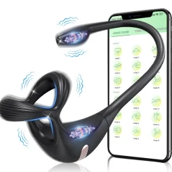 marielove Sexspielzeug Mit App Steuerung|Penisring|Penisring mit Plug und App