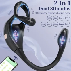 marielove Sexspielzeug Mit App Steuerung|Penisring|Penisring mit Plug und App