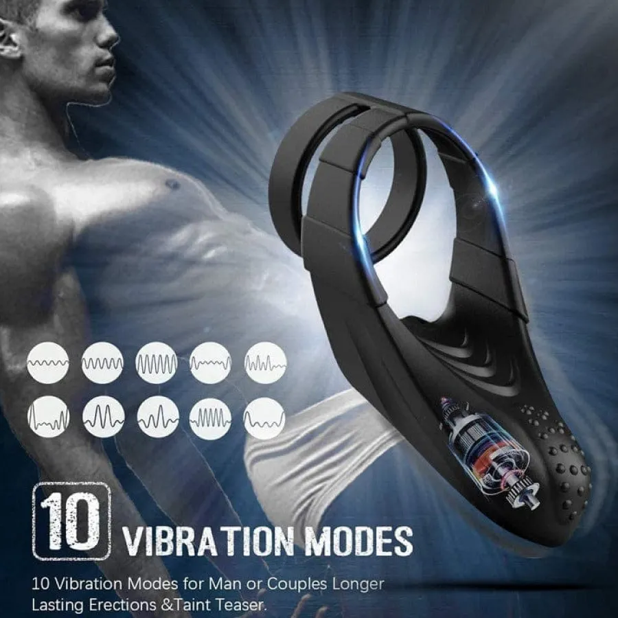 marielove Penisring|Hodenvibrator|Penisring Penis-Hoden-Ring mit Vibrator