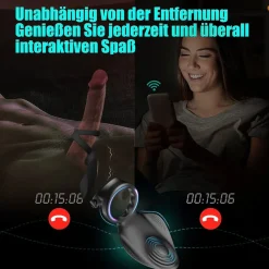 marielove Penisring|Sexspielzeug Mit App Steuerung|Penisring Zunge mit App