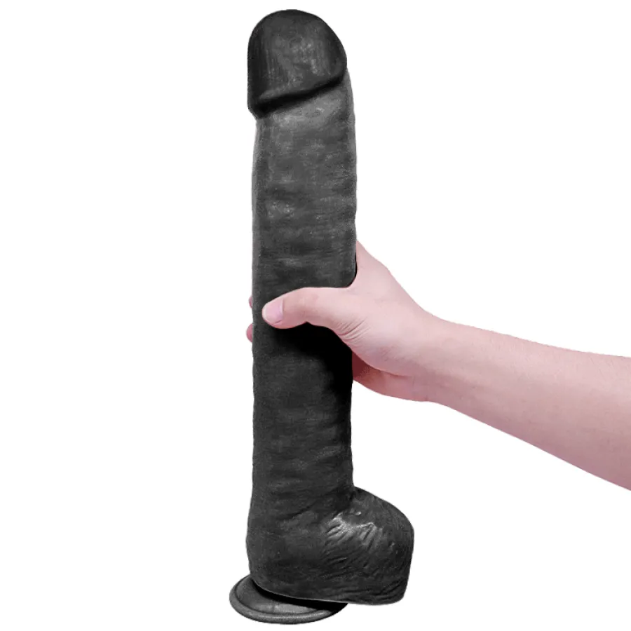 marielove Anal Dildo|Saugnapfdildo|realistischer 41cm Saugnapfdildo mit Hoden