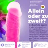 marielove Saugnapfdildo|Saugnapfdildo 20cm Dildo der im Dunklen leuchtet
