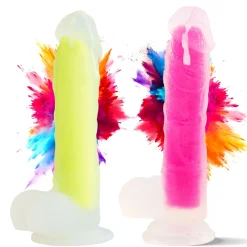 marielove Saugnapfdildo|Saugnapfdildo 20cm Dildo der im Dunklen leuchtet