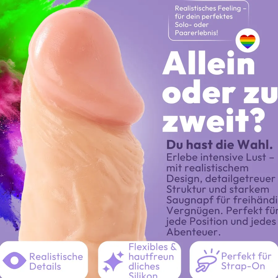 marielove Realistischer Dildo|Saugnapfdildo|Saugnapfdildo Dildo Paul 24cm