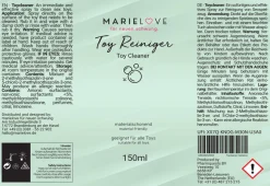 marielove Sexspielzeug Pflege|Zubehör Für Dolls|Toycleaner Cleaning - 150 ml