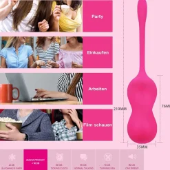 marielove Vibro Ei|Sexspielzeug Mit App Steuerung|Vibro Ei Liebeskugeln mit App