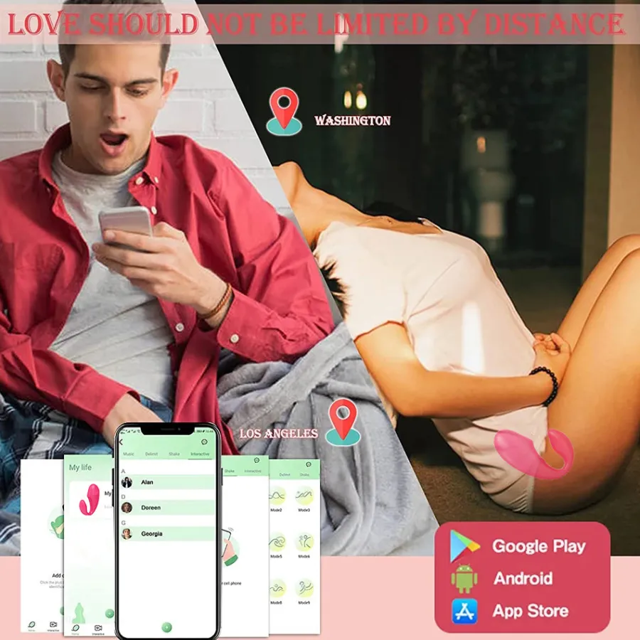 marielove Vibro Ei|Sexspielzeug Mit App Steuerung|Vibro Ei Ring mit App