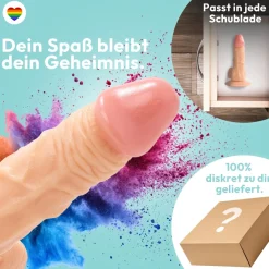 marielove Anal Dildo|Dildo Für Männer|185mm Dildo no Vibrator Sex Toy Saugnapf Penis Anal PVC 3D Adern Hoden
