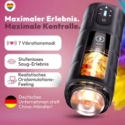 Leten Taschenmuschi|Blowjob Masturbator|Neue 2026 Elektrischer Masturbator Blowjob