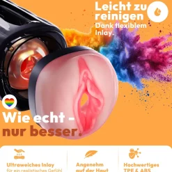 Leten Taschenmuschi|Blowjob Masturbator|Neue 2026 Elektrischer Masturbator Blowjob