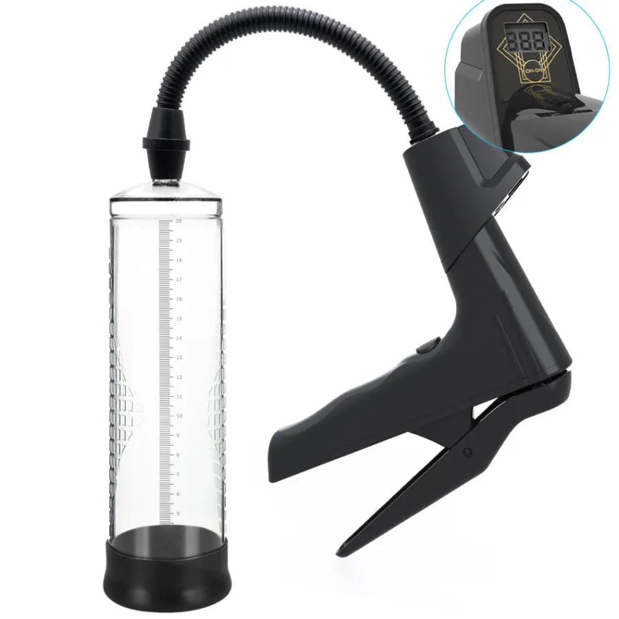 marielove Penispumpe|Penispumpe mit digitalem Manometer