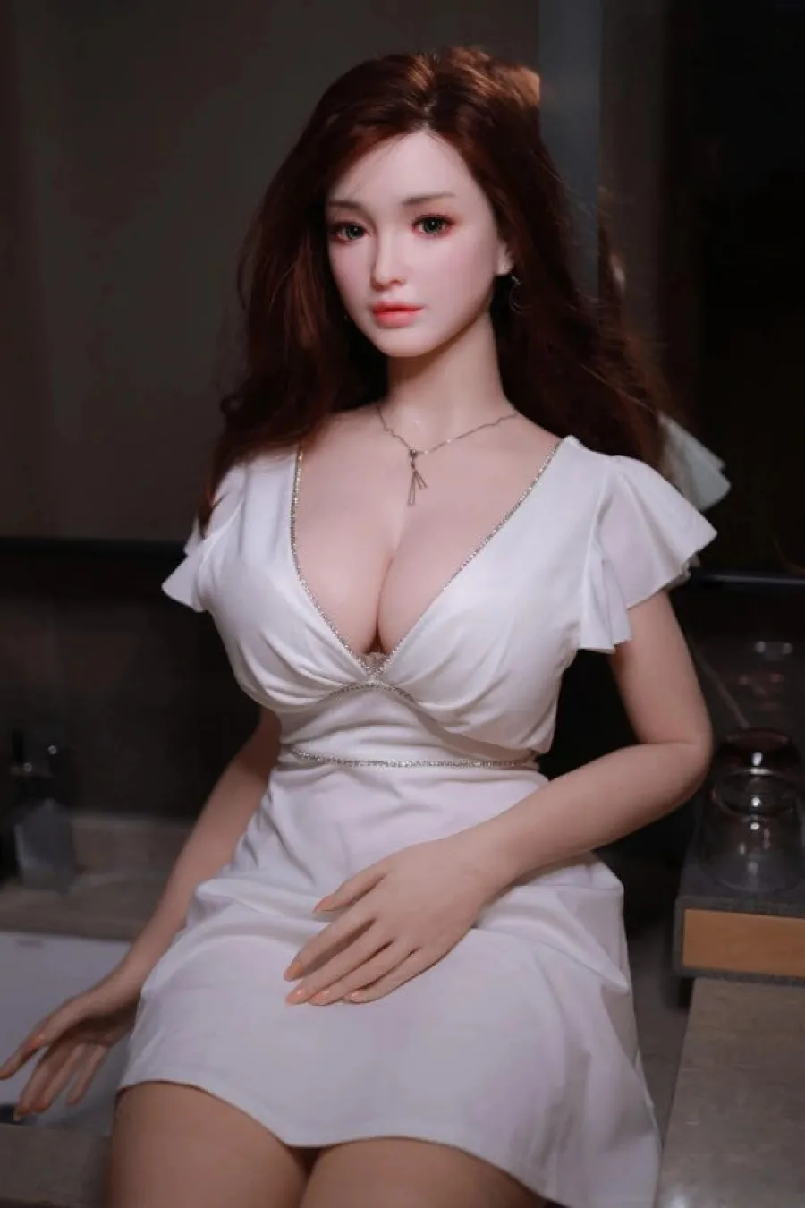JYDoll Zierliche Sexpuppen|Silikon Dolls|Sexpuppe Alisson-Hallie