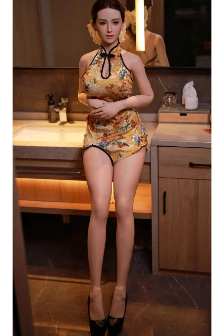 JYDoll Zierliche Sexpuppen|Silikon Dolls|Sexpuppe Carolin-Yvonne