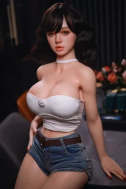JYDoll Zierliche Sexpuppen|Silikon Dolls|Sexpuppe Darleen-Lilianne