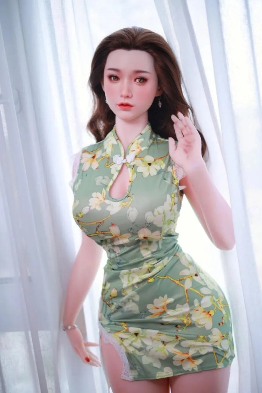 JYDoll Zierliche Sexpuppen|Silikon Dolls|Sexpuppe Ina-Violet