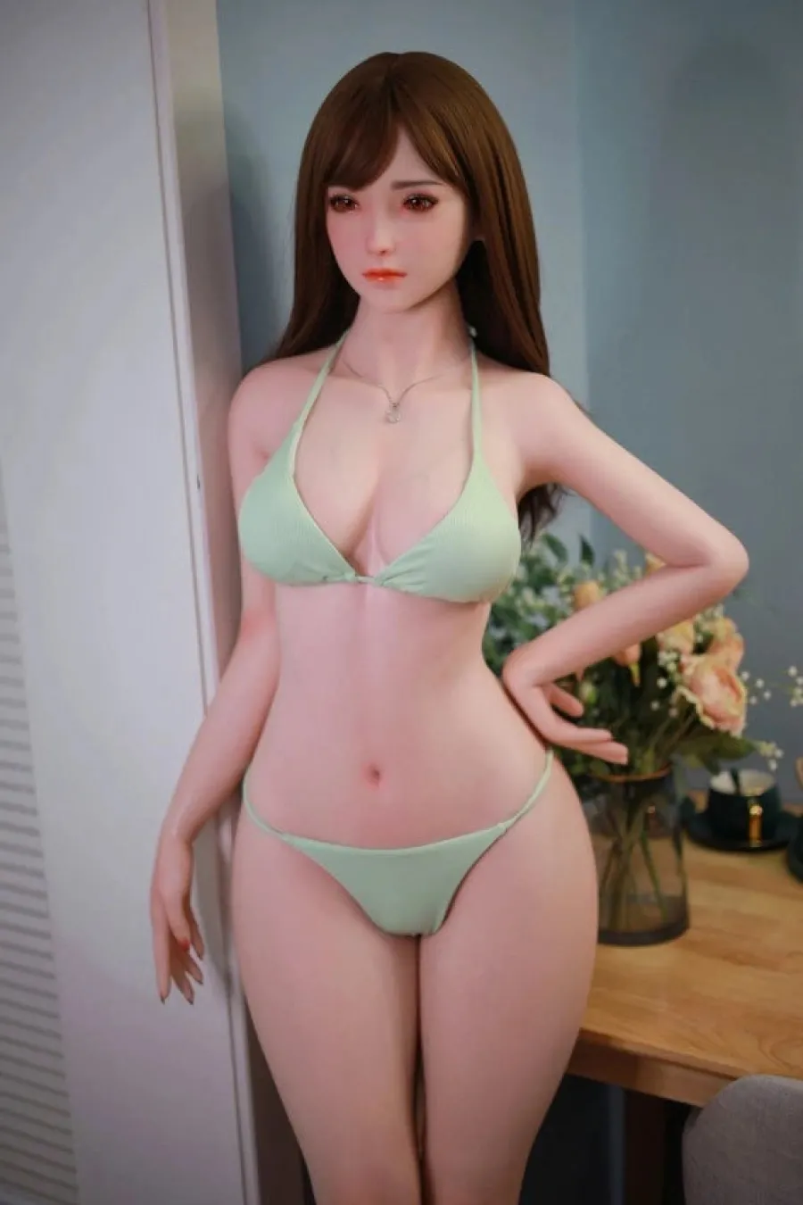 JYDoll Zierliche Sexpuppen|Silikon Dolls|Sexpuppe Ivory-Marie