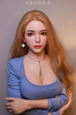 JYDoll Zierliche Sexpuppen|Silikon Dolls|Sexpuppe Jersey-Margot
