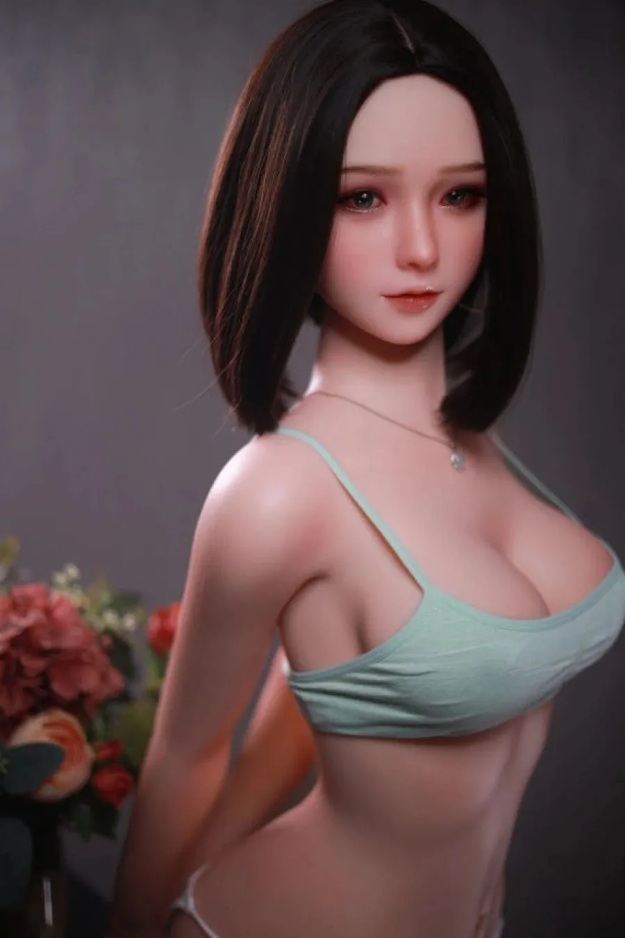 JYDoll Zierliche Sexpuppen|Silikon Dolls|Sexpuppe Octavia-Paola