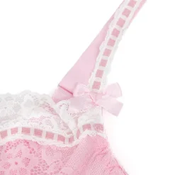 marielove Nachtwäsche|exy Pinke Rüchen-Nachtkeid – pitze & trape, verführeriche ingerie