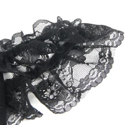 marielove Strings|Sexy Schwarze Open-Crotch Spitze Panty, 88% Nylon, 12% Spandex, verführerisch