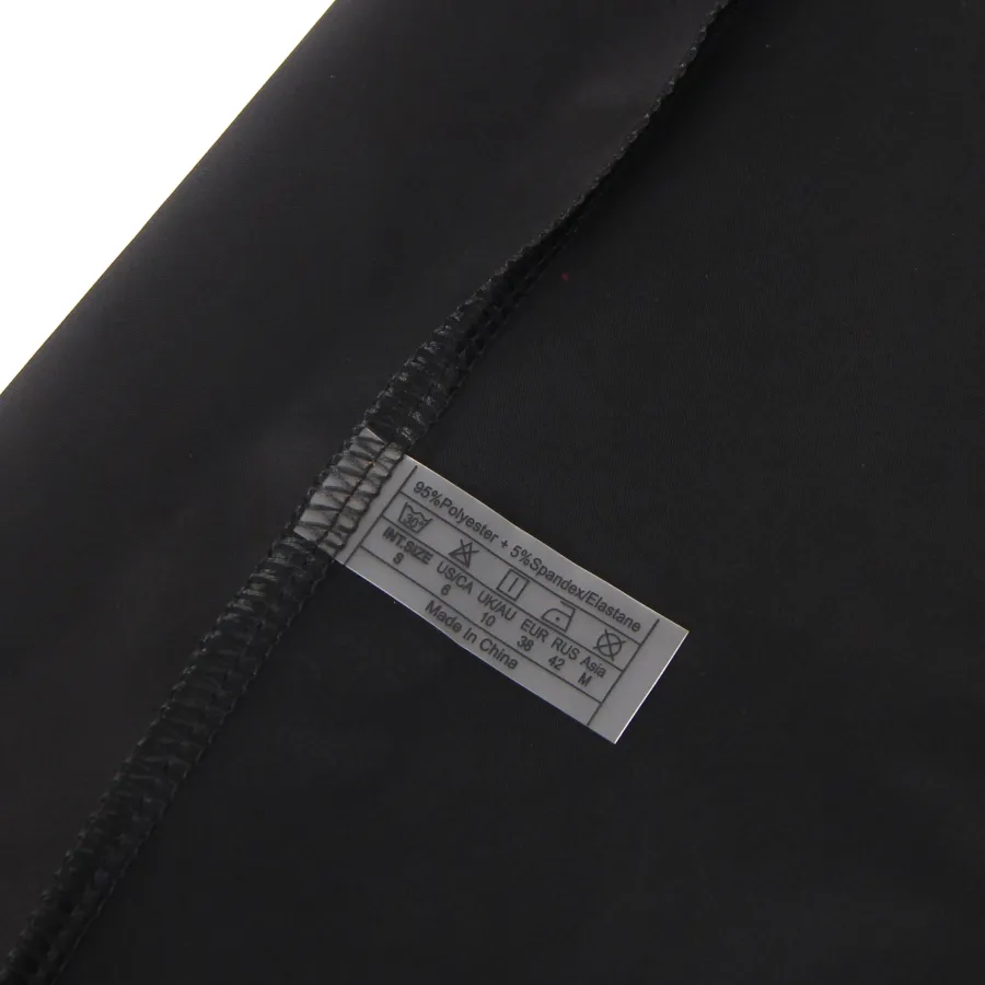 marielove Nachtwäsche|exy chwarze Wet-ook Nachtkeid – Faux-eder, Deep V-Neck & trape, ingerie
