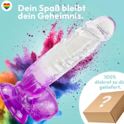 marielove Anal Dildo|Saugnapfdildo|Stark gebogener Dildo mit Saugnapf 22,5 cm
